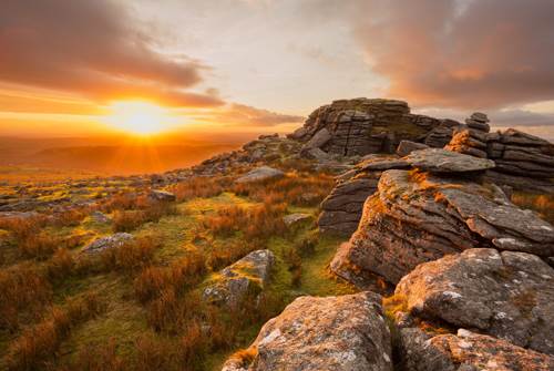 Sunset in the Peak District